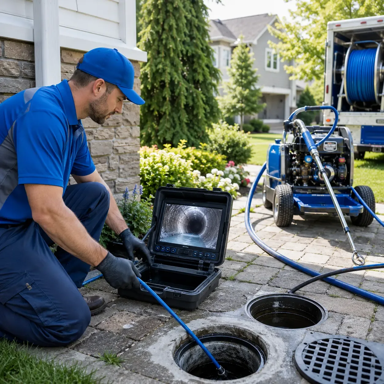 Outdoor drain cleaning professionals serving North Spring, WV